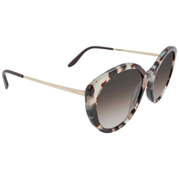 Prada Gradient Oval Ladies Sunglasses - Picture 1 of 3